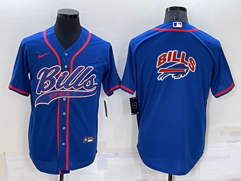 Men Buffalo Bills Blank Blue 2022 Nike Co branded NFL Jersey1->los angeles chargers->NFL Jersey